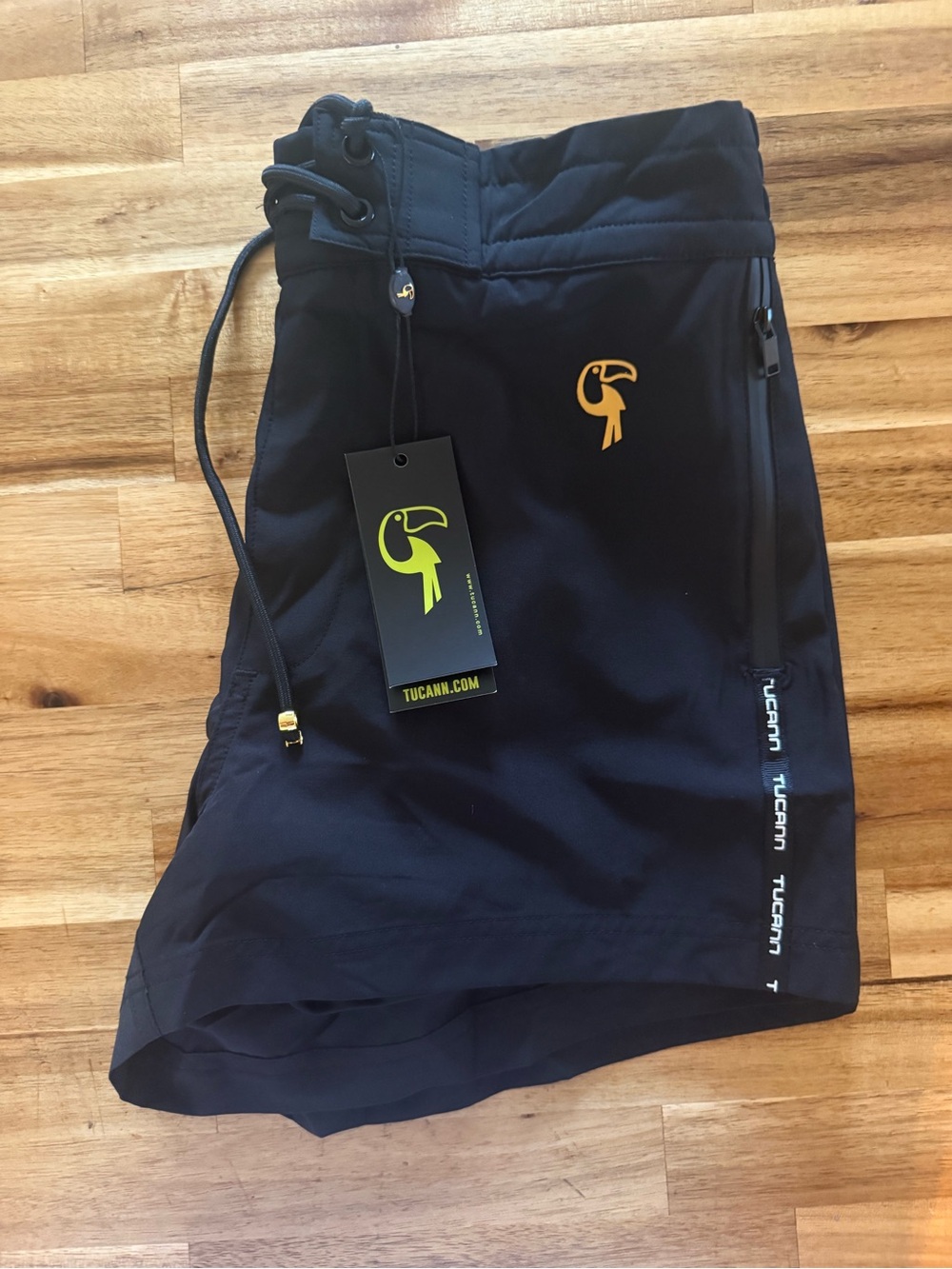 Tucann- Men’s 5” Swim Shorts - Black (S/30)